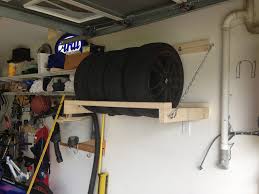 Diy Garage Wheel Tire Storage Rack