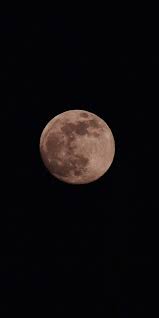 Full moon, lunar night, 1080x2160 ...