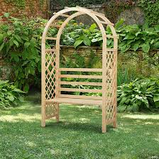Garden Arch With Bench Pergola Trellis