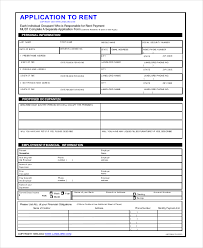 Printable Applications For Apartments Download Them Or Print