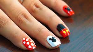 Childish nail art designs .. 2019 | Mickey mouse nail design, Mickey mouse  nails, Mickey mouse nail art