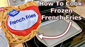 cook frozen french fries in the oven