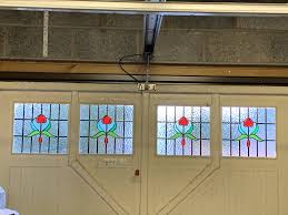 1930s Stained Glass Garage Door