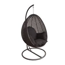 peter pod hanging egg chair charcoal