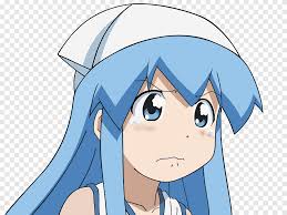 Download millions of videos online. Squid Girl Anime Yuri Manga Squid Blue Face Png Pngegg