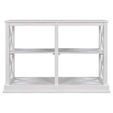 Anbazar White X Shaped Console Table