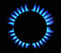 File Gas Stove Blue Flames Jpg