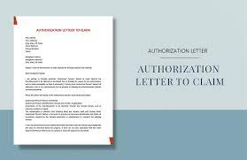 authorization letter template in word