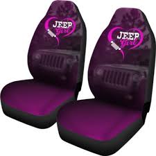 Jeep Girl Love Car Seat Covers Set Of