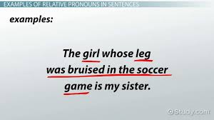 Underline the words that which refers to. Relative Pronouns Definition Examples English Class Video Study Com
