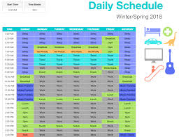 I Created A Daily Schedule For Myself And Instead Of Making