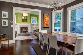 gray walls white trim interior designs