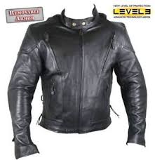 Details About Xelement 1010n Mens Armored Black Soft Thick Naked Leather Motorcycle Jacket