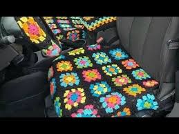 Crochet Car Seat Cover