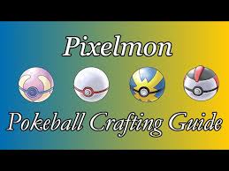 pixelmon pokeball crafting guide