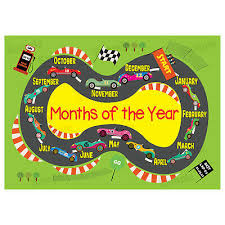Months Of The Year Poster Educational Wall Charts Learn