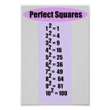 Perfect Square Chart 10