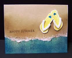 Myboardwalk card good for individual rides, attractions, arcades and midway games. Handmade Beach Theme Cards For Summer Season Handmade4cards Com Greeting Cards Handmade Cards Handmade Flip Flop Cards