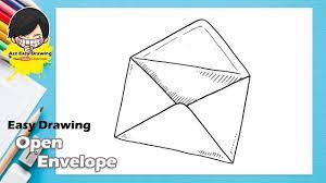 Easy Open Envelope Drawing - YouTube