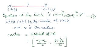 Write An Equation Of The Circle