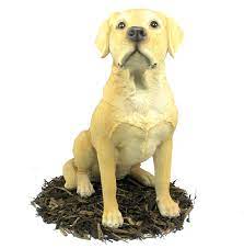 golden labrador dog resin garden