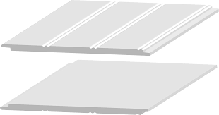 white pvc shiplap wall plank kit