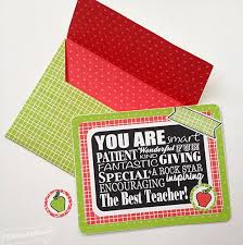Let the suggested message speak for you, or add your own words of encouragement. Teacher Appreciation Free Printable Card Kit 100 Directions