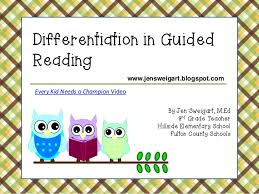 Differentiation In Guided Reading Pdf