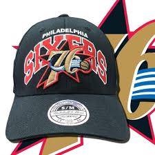 Quick video on the 76ers cap situation after the team exercised the options for t.j. Philadelphia 76ers Throwback Mitchell And Ness Black Stretch Fit Hat Fitted Hats Philadelphia 76ers Black Stretch