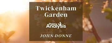 twickenham garden by john donne poem