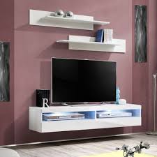 Quels meubles méritent d'être fixés au mur et qui est responsable de leur chute? Meuble Tv Mural Design Fly Iv 160cm Blanc