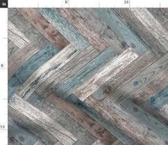 reclaimed boat wood chevron tiles teal