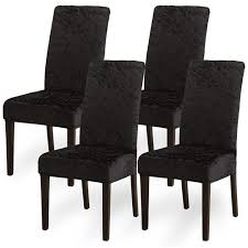 Chair Covers Set Of 4 Thick Velvet