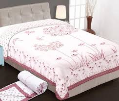Single Bed Printed Jaipuri Quilt Size