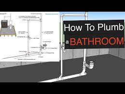 How To Plumb A Bathroom With Free