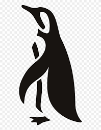 This logo was designed by vance wright adams and associates after the team won two consecutive stanley cups. Penguin Silhouette Svg Clipart 5314324 Pikpng