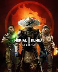 Scorpion, mortal kombat 11, black background, playstation 4, android, xbox one, pc games, ios games, 5k. Mortal Kombat 11 Aftermath Wallpapers Wallpaper Cave
