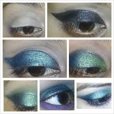 mermaid ariel inspired eye makeup tutorial