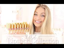 ysl lipstick collection with lip