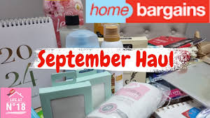 a september home bargains haul you