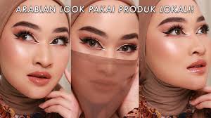arabian makeup look pakai produk lokal