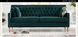 Emerald Green Sofa