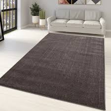 plain rug mocha brown solid soft modern