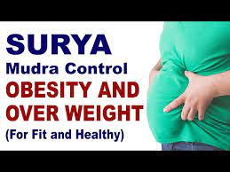 surya mudra contral obesity weight loss
