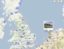 uk netherlands in google earth maps