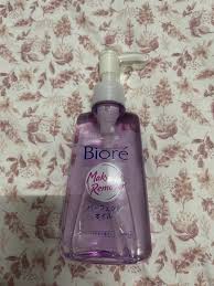 biore deep cleansing oil makeup remover