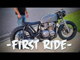 cb650 cafe racer ep9 first ride