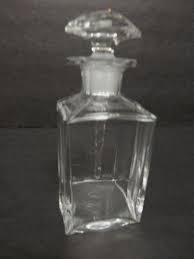 vintage baccarat signed perfume bottle