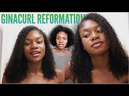 One of the most effortless short curly hairstyles for black women is the curly afro. Ginacurl Reformation On Natural Kinky Hair Curly Perm Youtube
