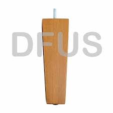 4x tall wooden furniture feet legs m8